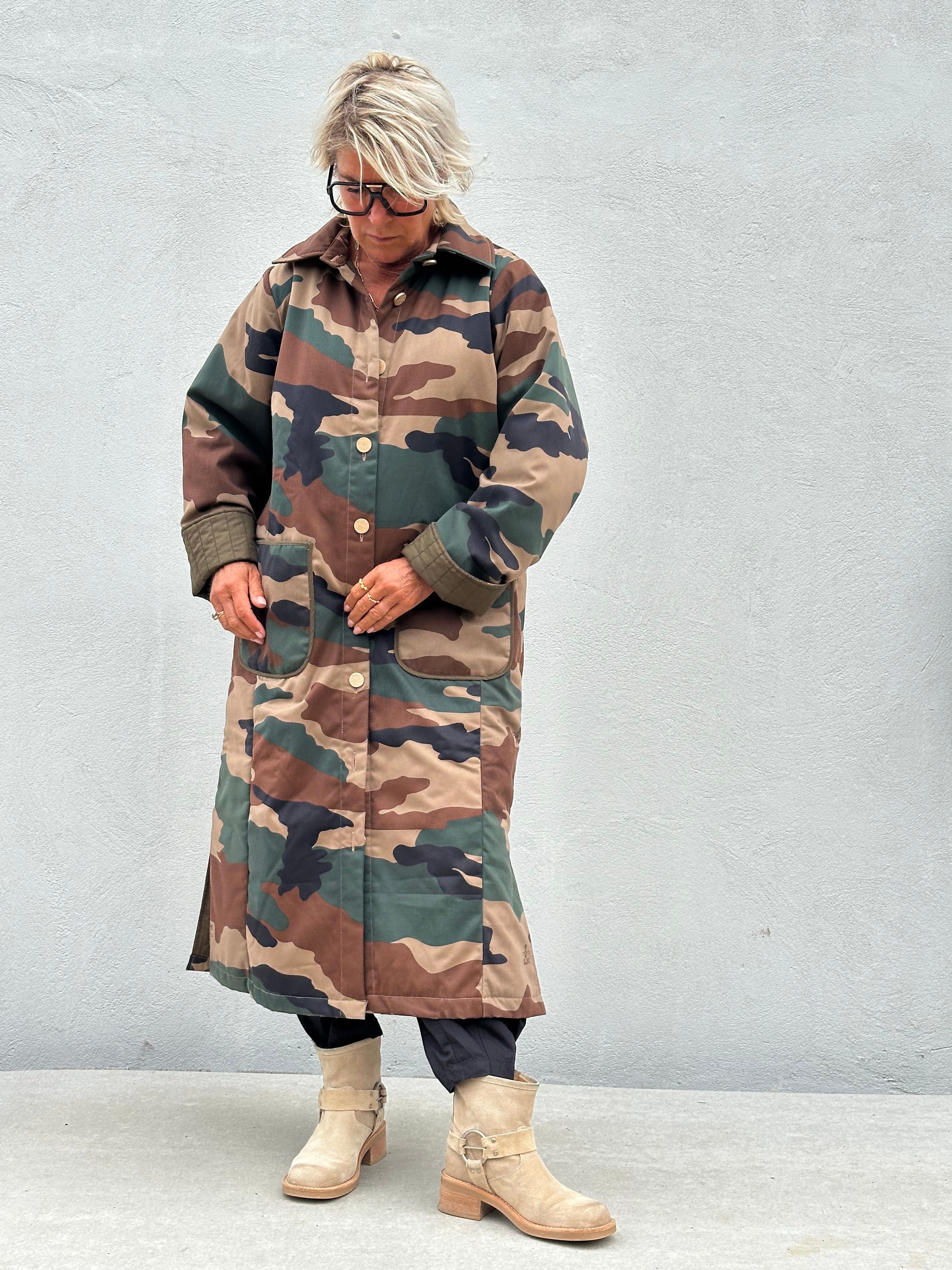Gaspar 2607504 Champagne camo coat