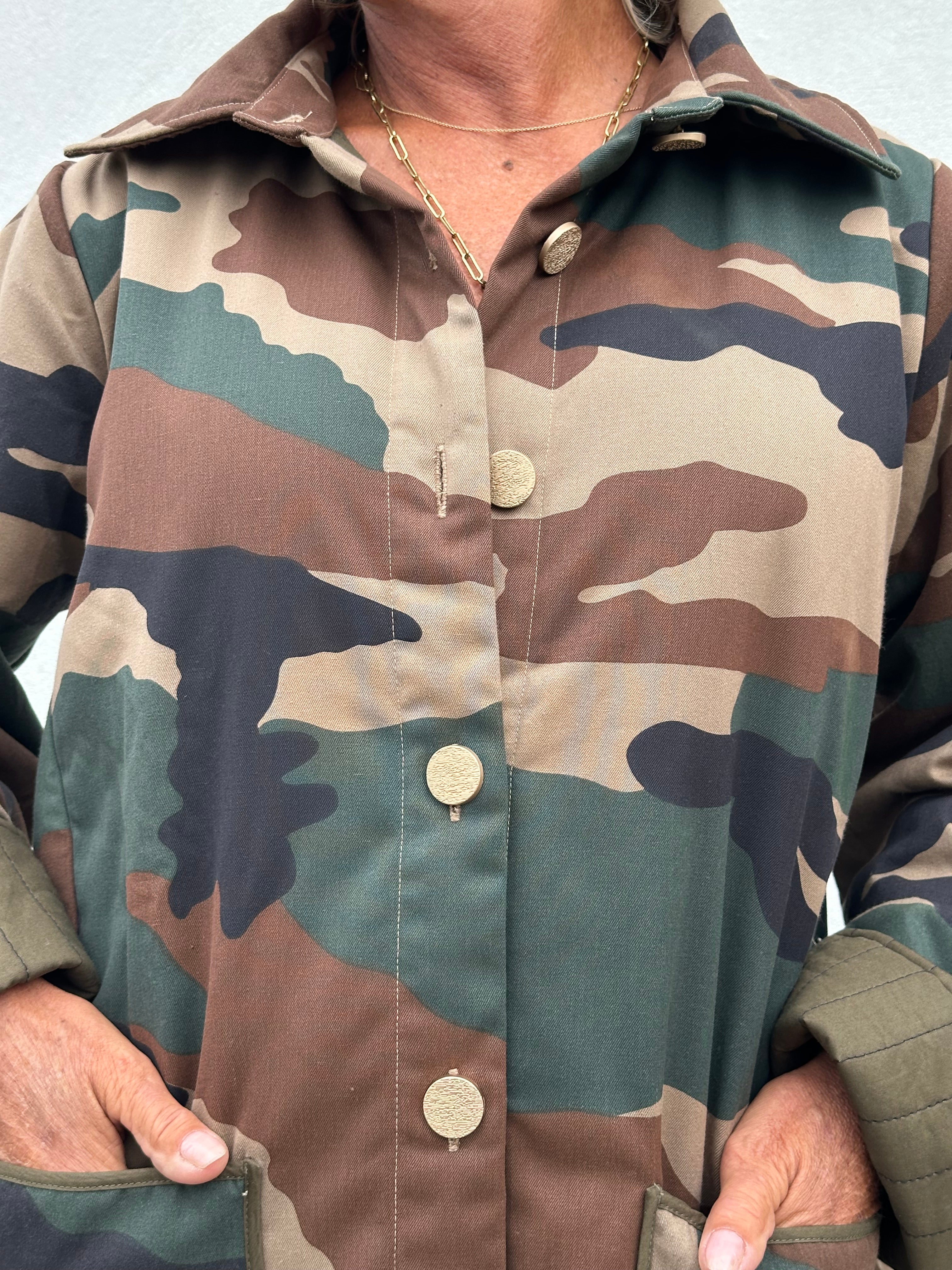 Gaspar 2607504 Champagne camo coat