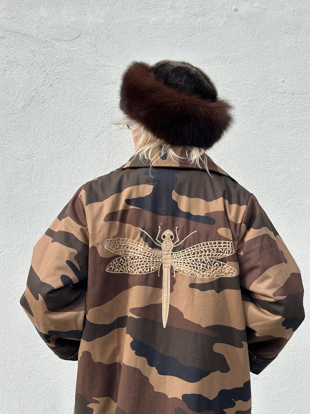 Gaspar 2607510 Lille camo coat brown