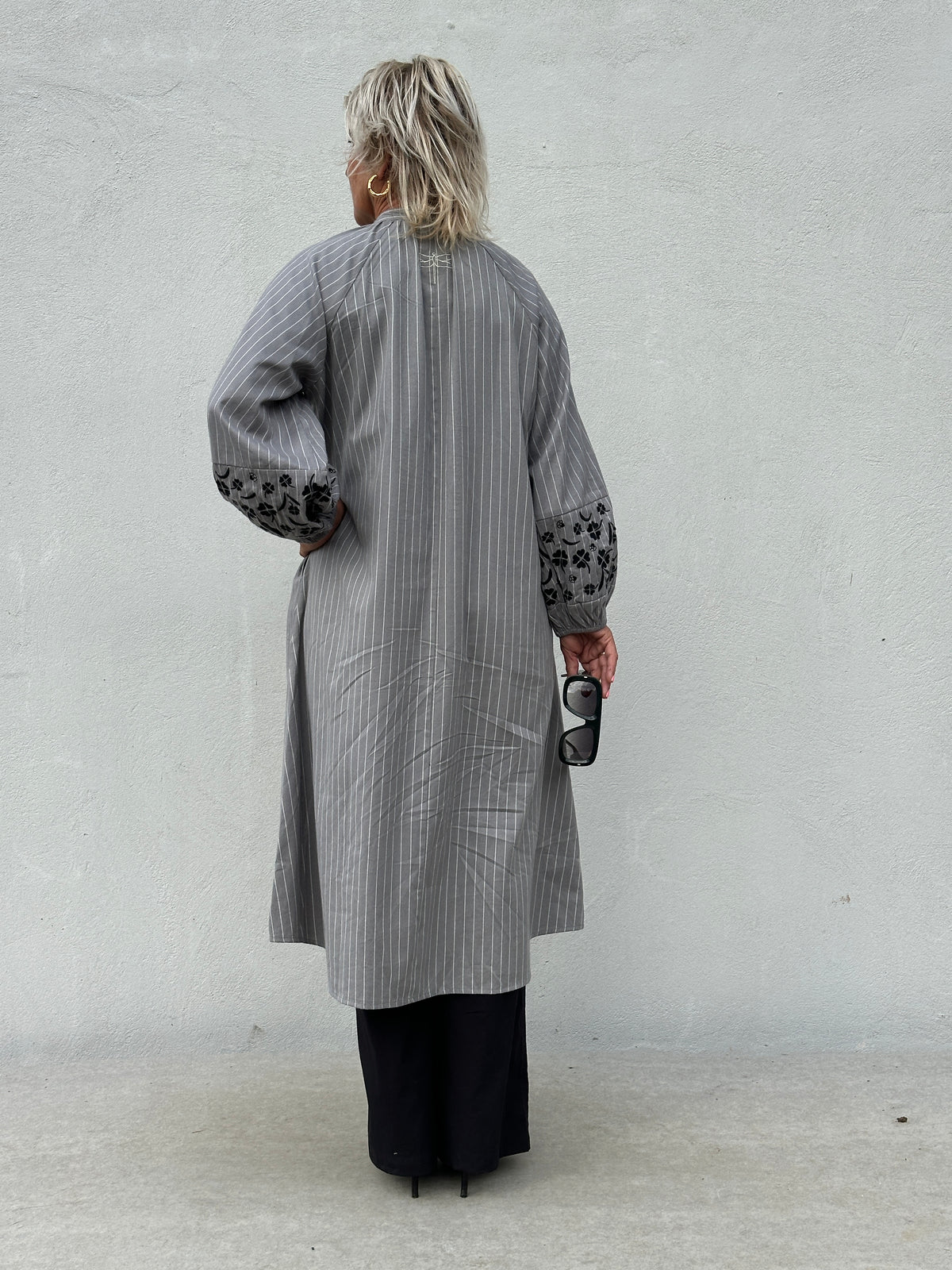 Gaspar 2607713 Moon dress grey