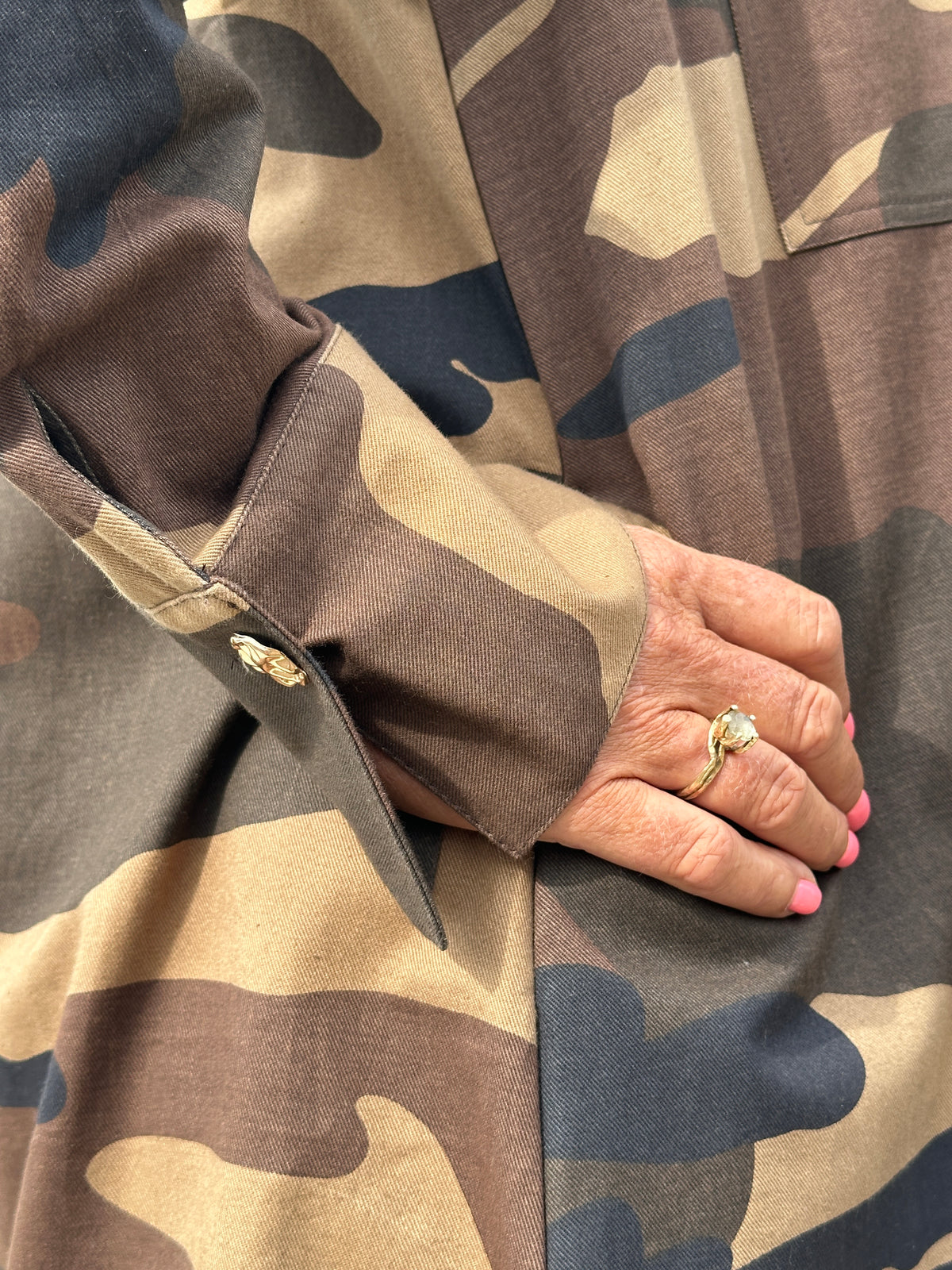 Gaspar 2607721 Nice Camo dress brown