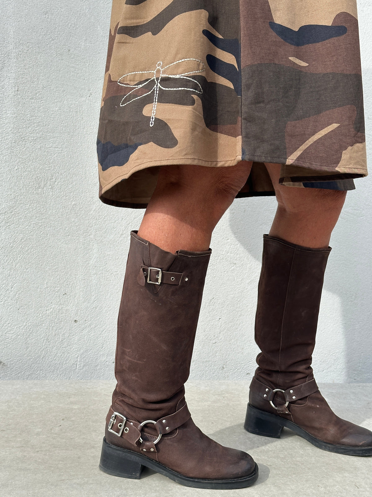 Gaspar 2607721 Nice Camo dress brown