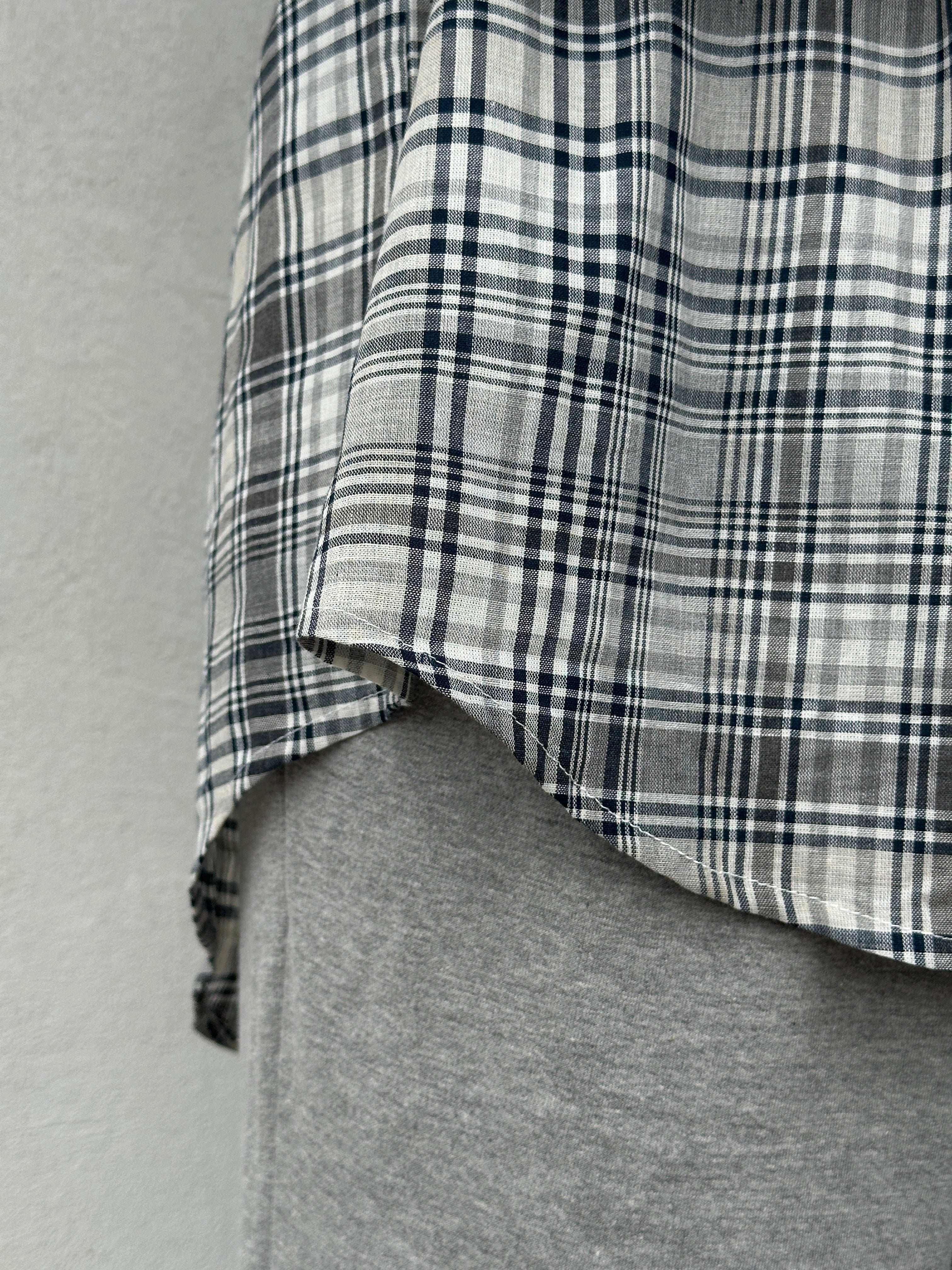 Gaspar 2607347 Sevilla shirt check grey