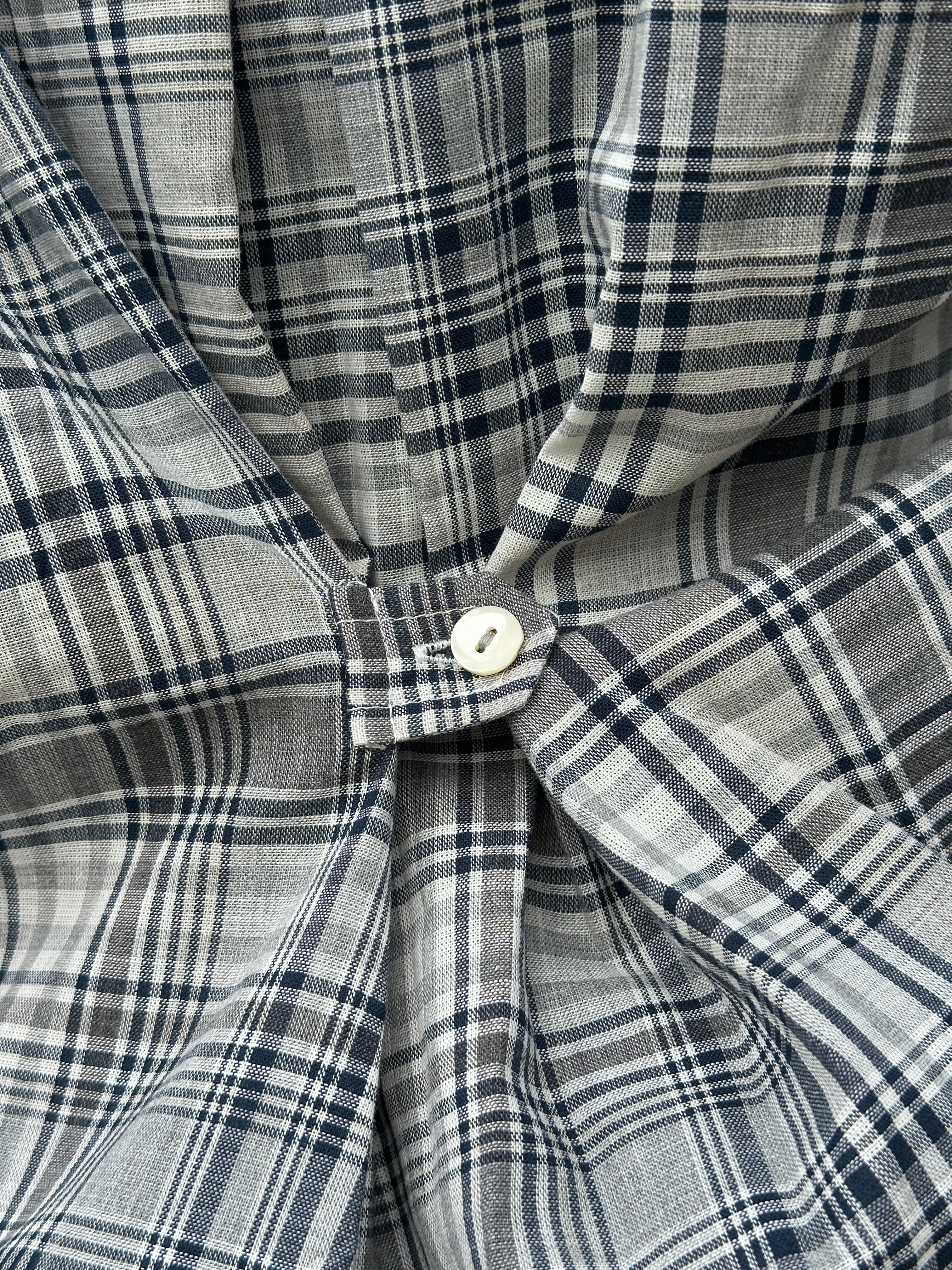 Gaspar 2607347 Sevilla shirt check grey