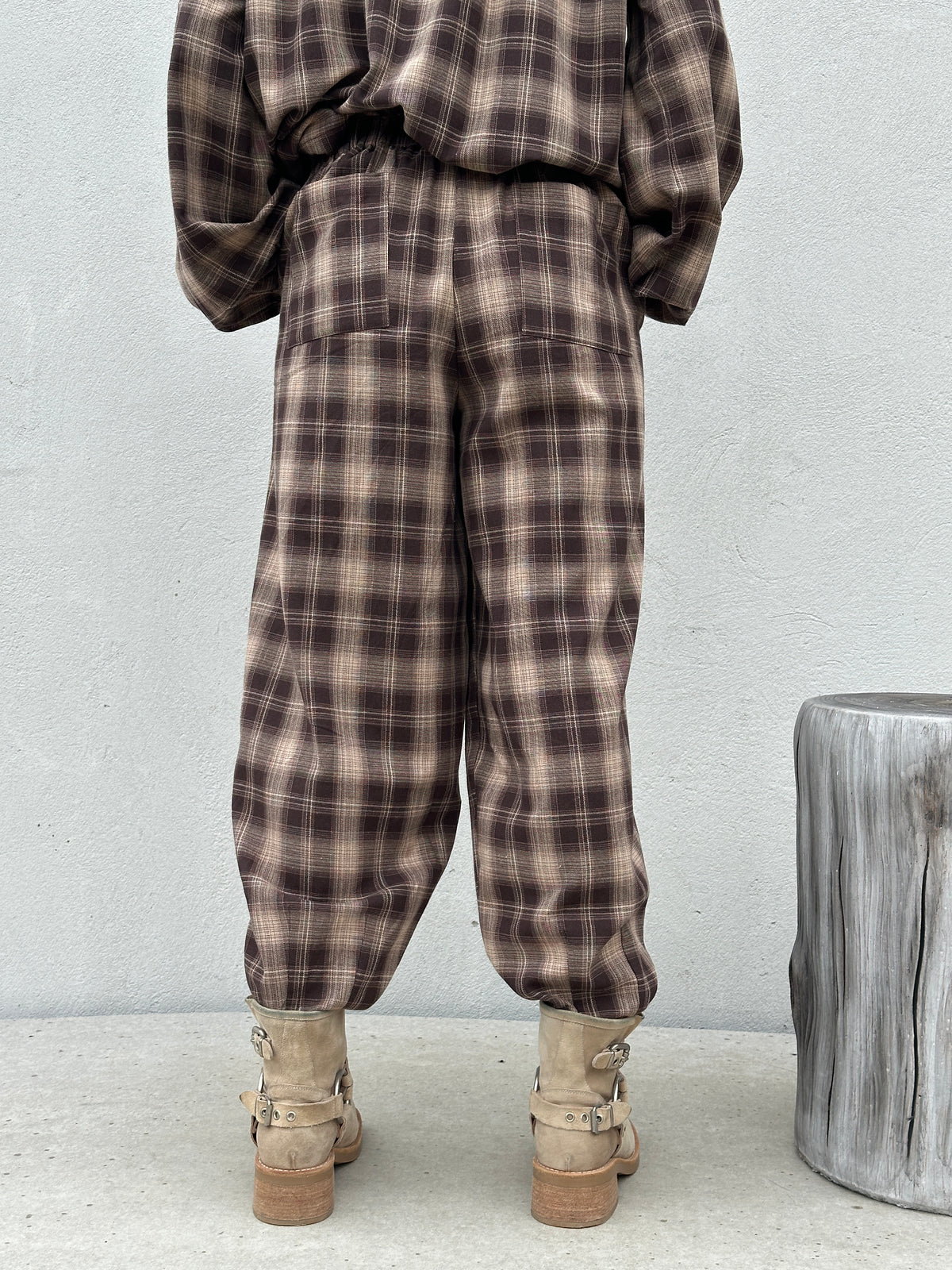 Gaspar 2607923 Colorado pants check brown