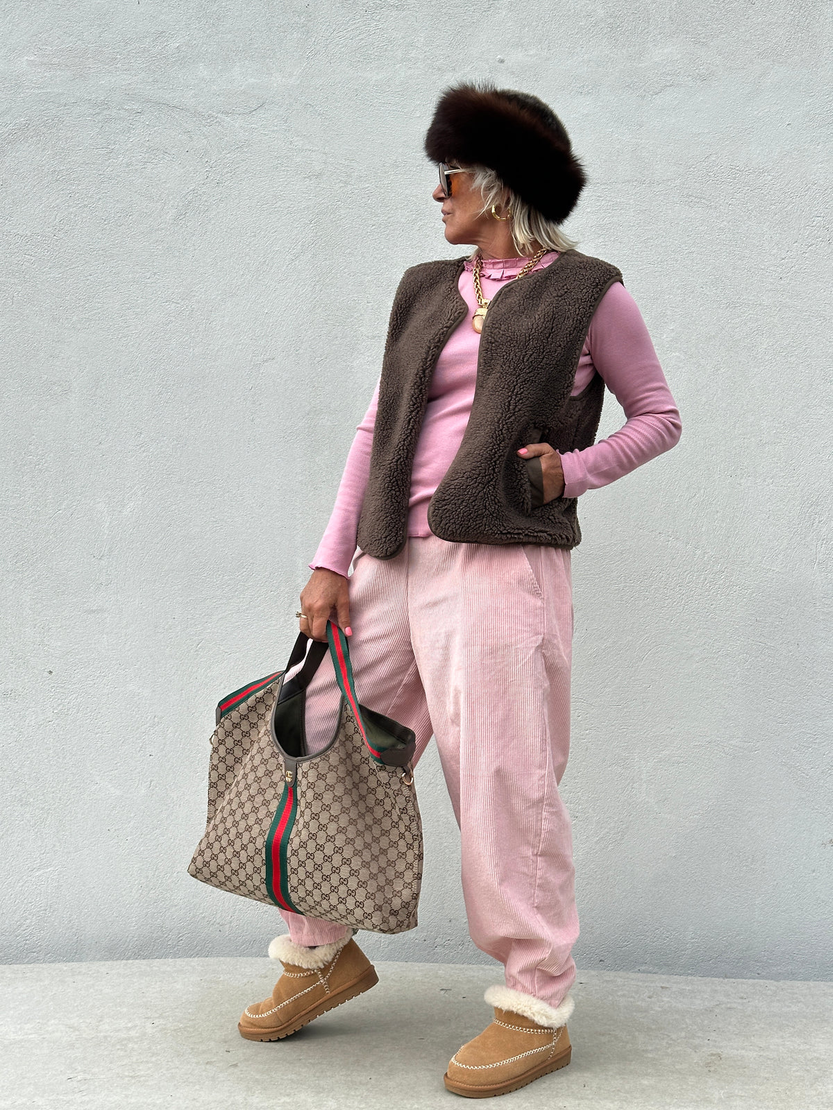 Gaspar 2607924 Colorado pants corduroy rose