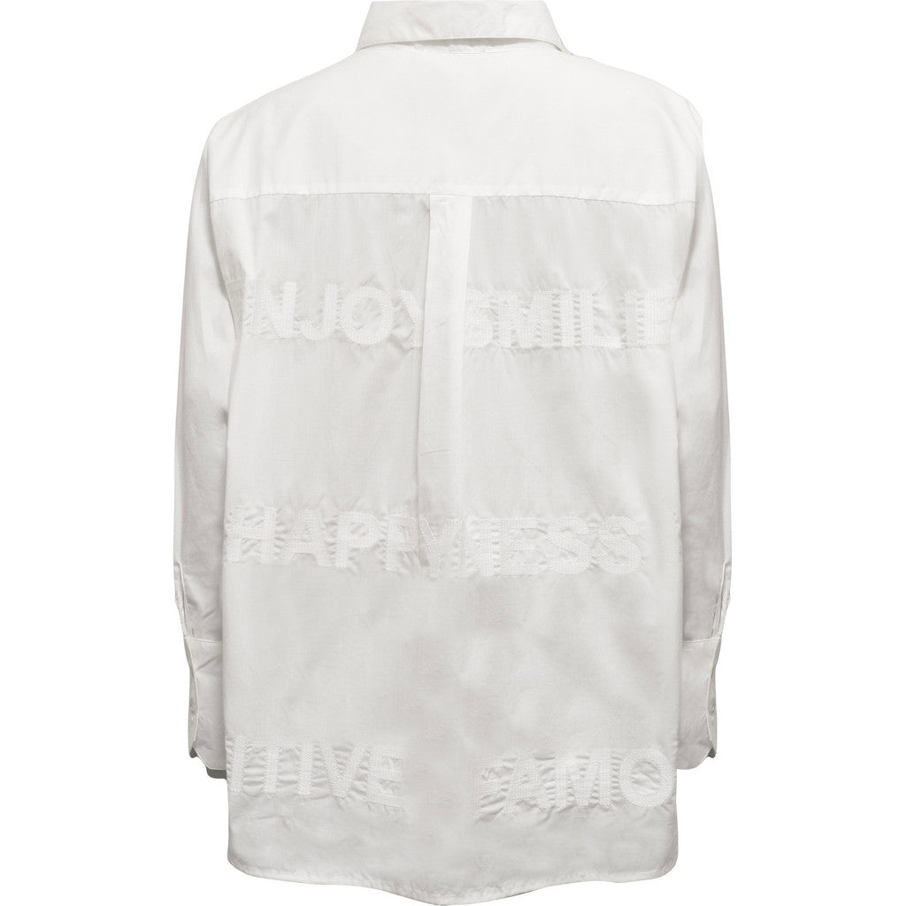 Costamani 2608124 Letters L/S shirt white
