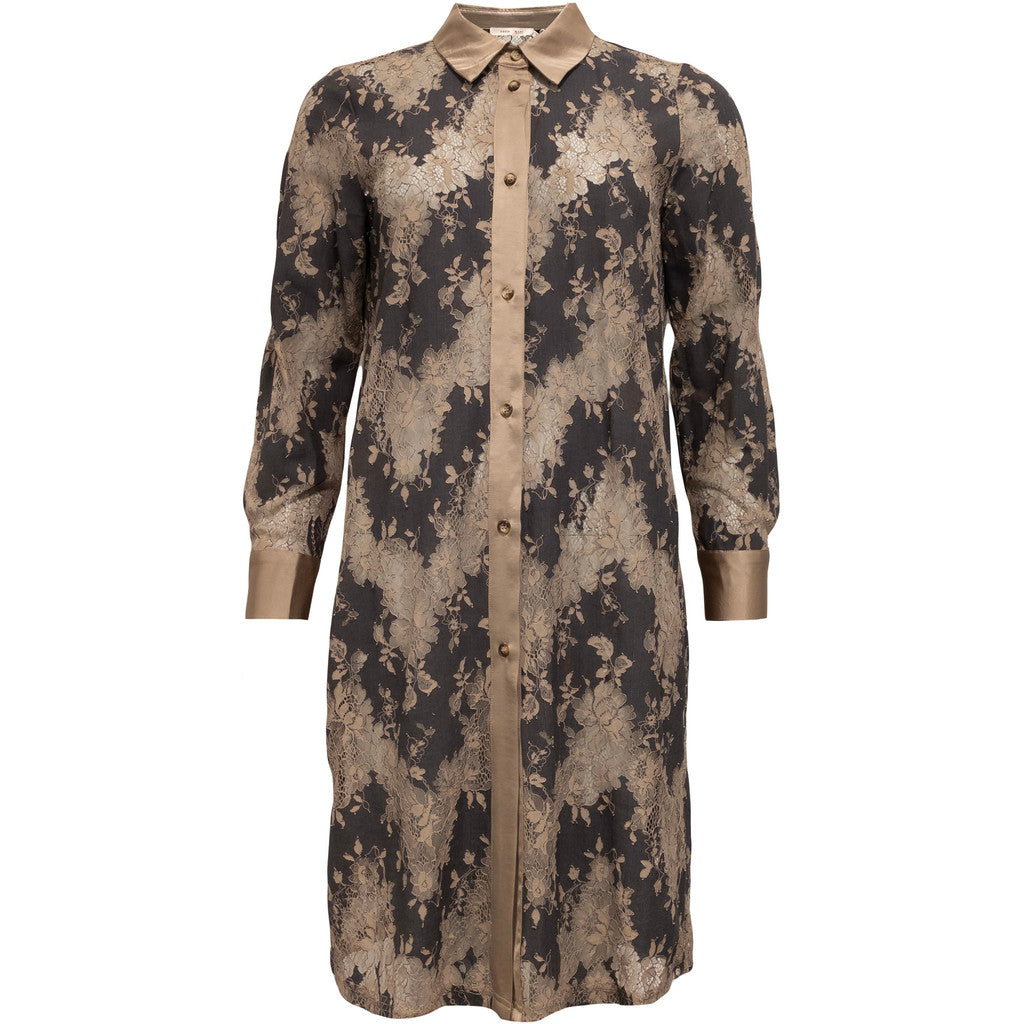 Costamani 2608130 Laci long shirt grey/sand