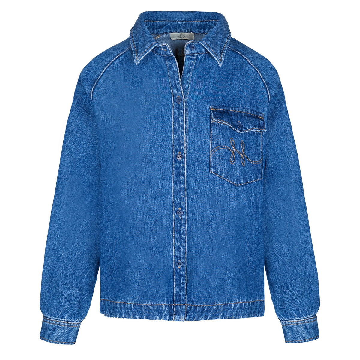 HÈST 2630190760 Kylie denim wash shirt