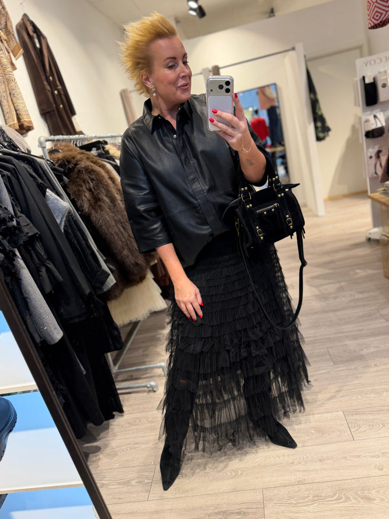 By Engbork Wonder tyl skirt black