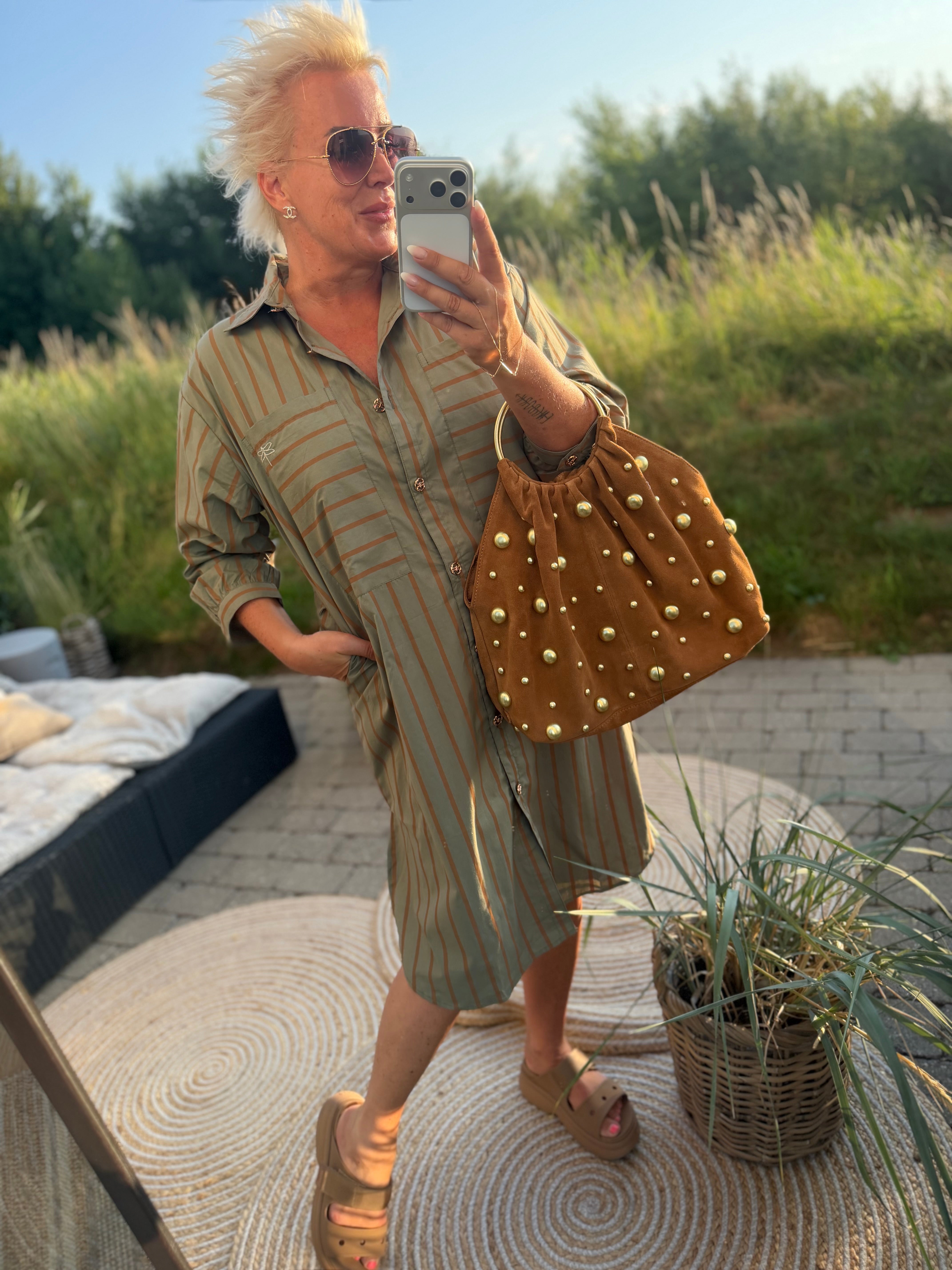 Depeche 16856 Rotterdam handbag caramel