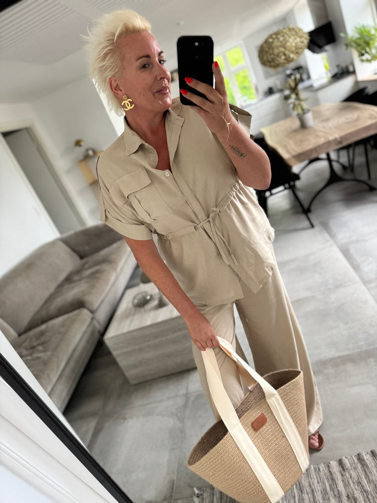 By Engbork Karen skjorte+buks natur