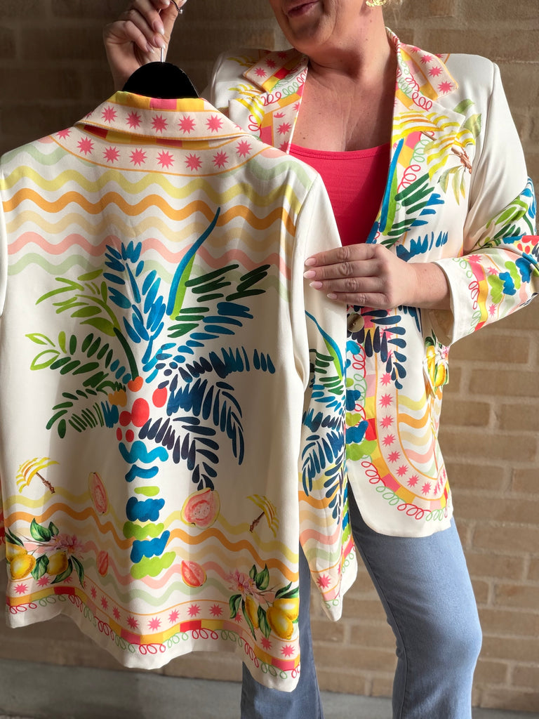 By Engbork Lemona blazer cream