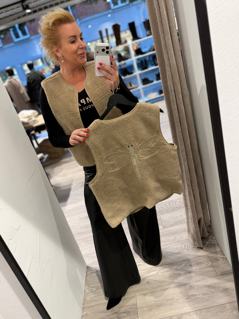 Gaspar 2510301 Duffy waistcoat champagne