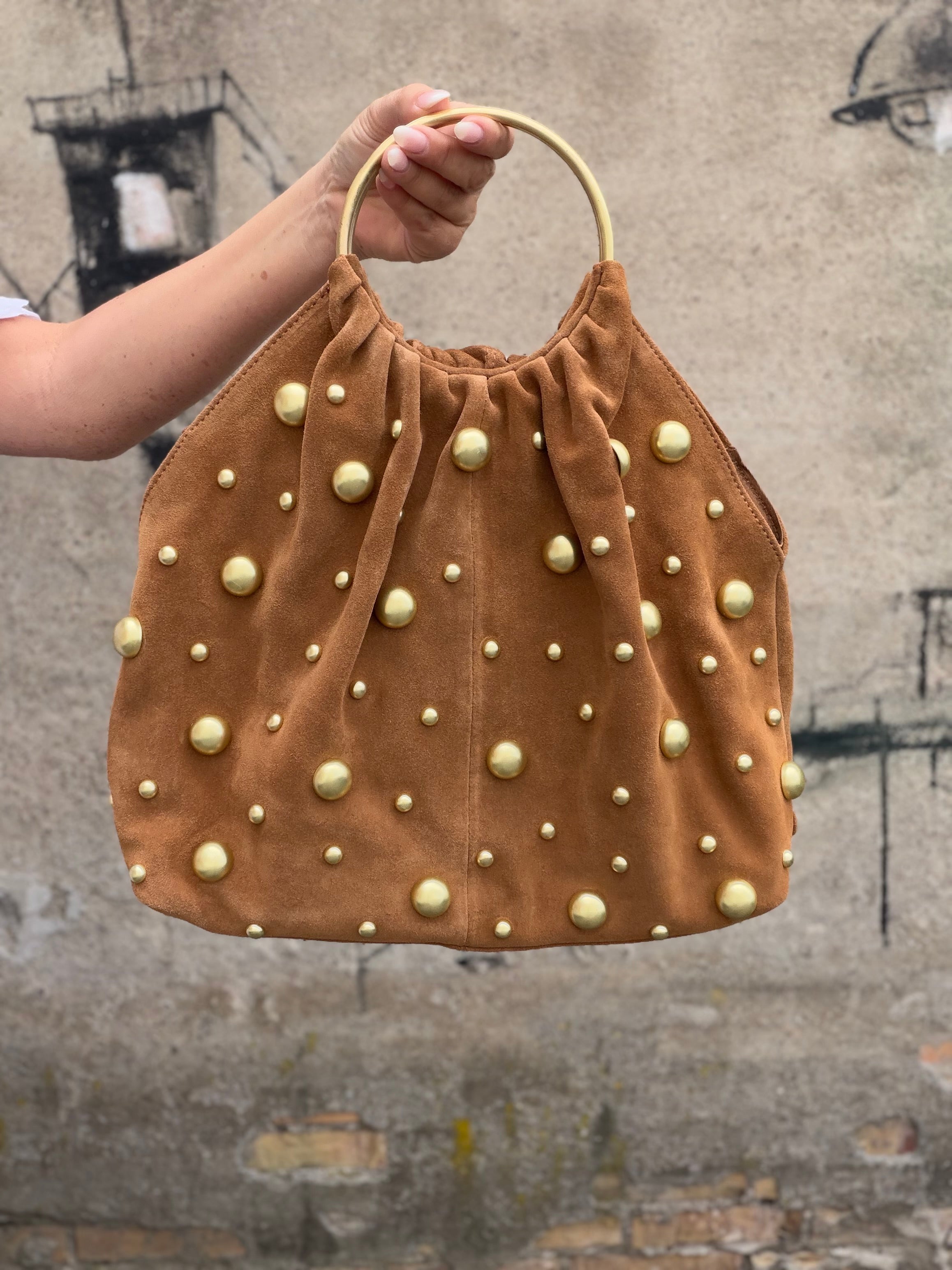 Depeche 16856 Rotterdam handbag caramel