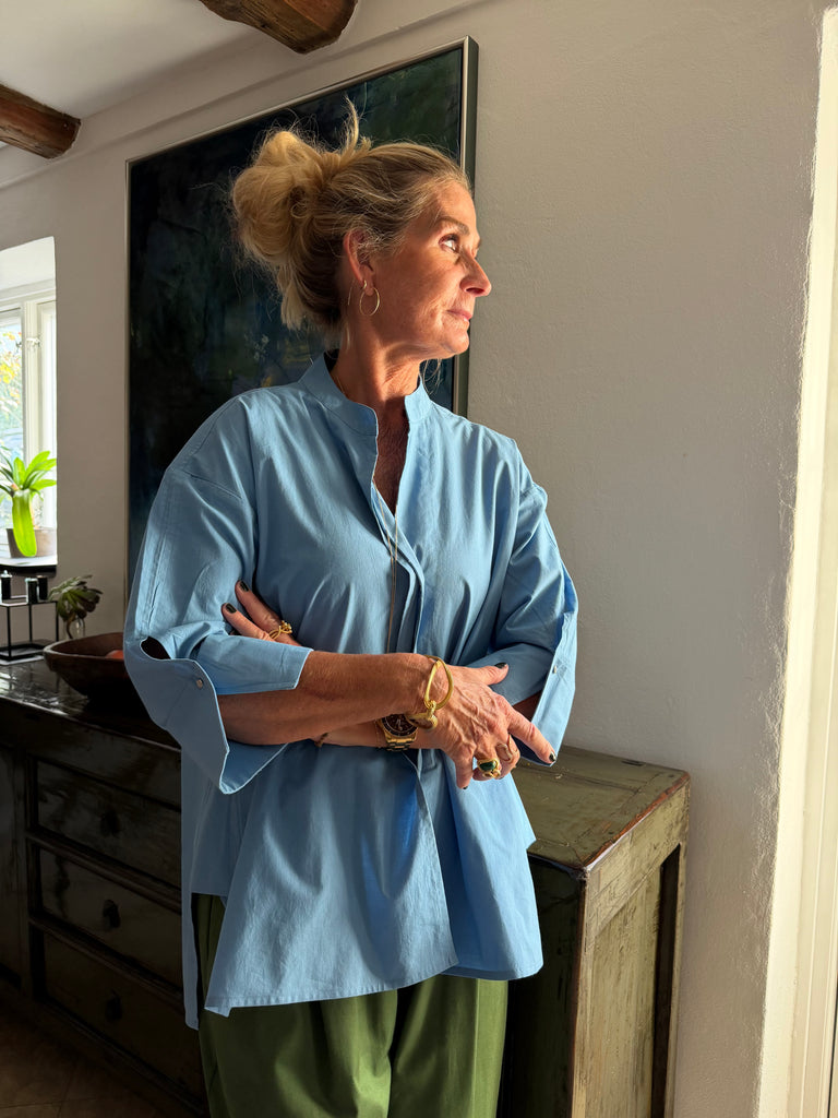 WAUW Luna shirt shoot for the stars blue