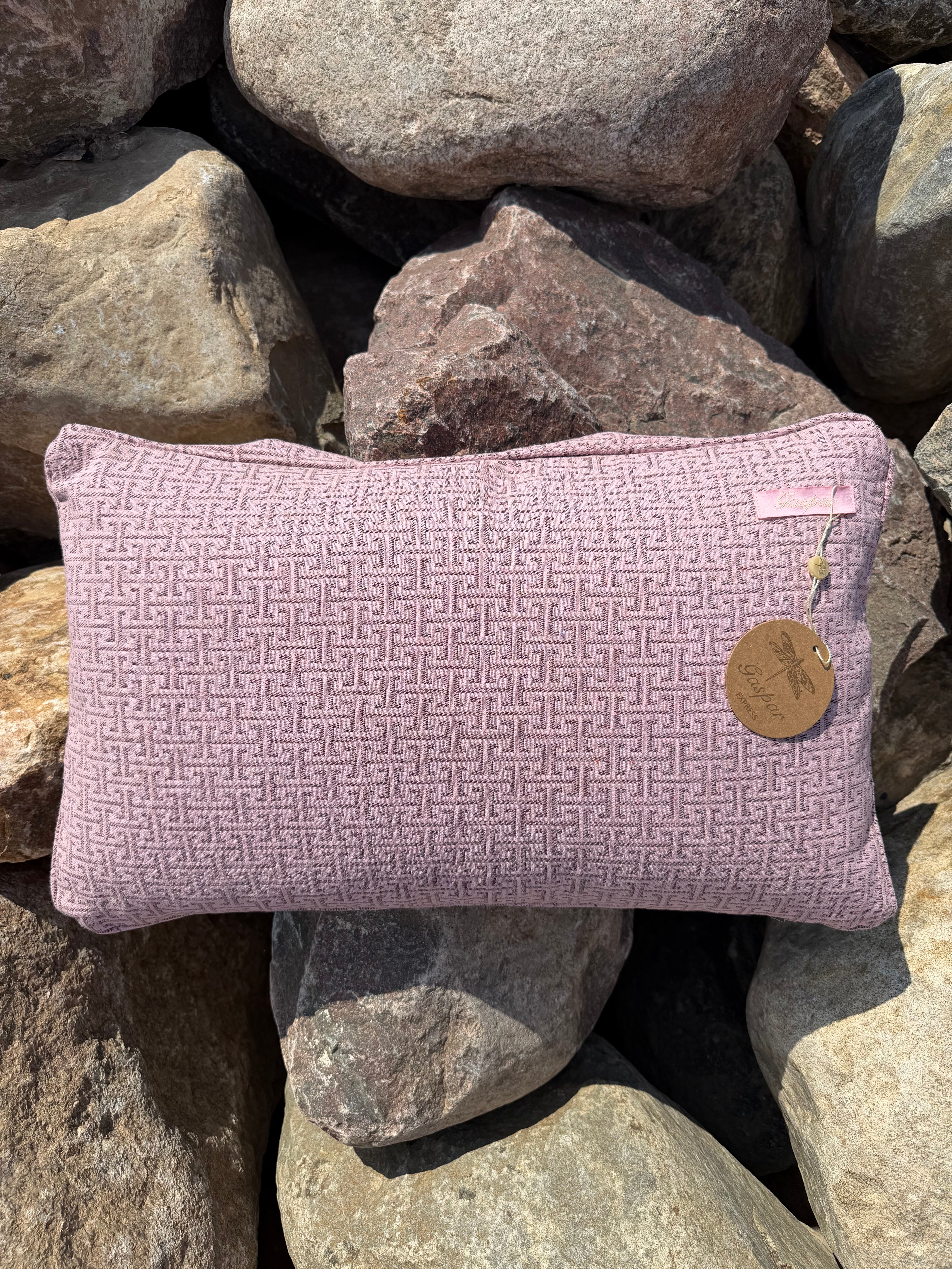 Gaspar 2601112 Ida cushion pillow rose/sand