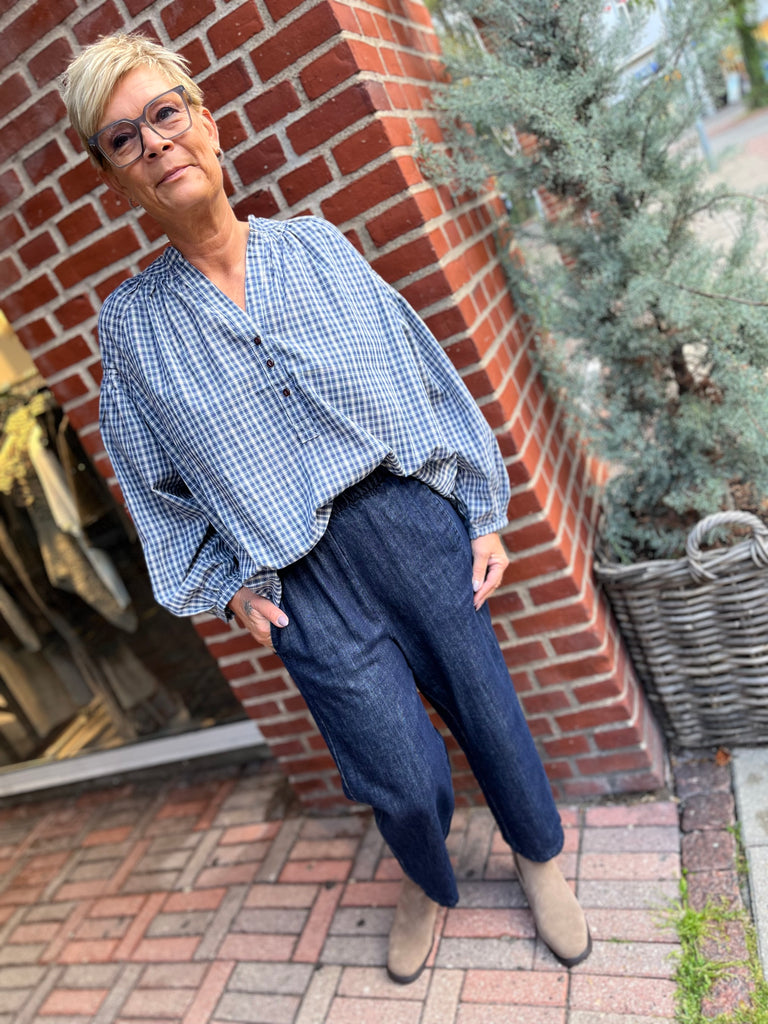 Boho Love B1287 pants denim blue