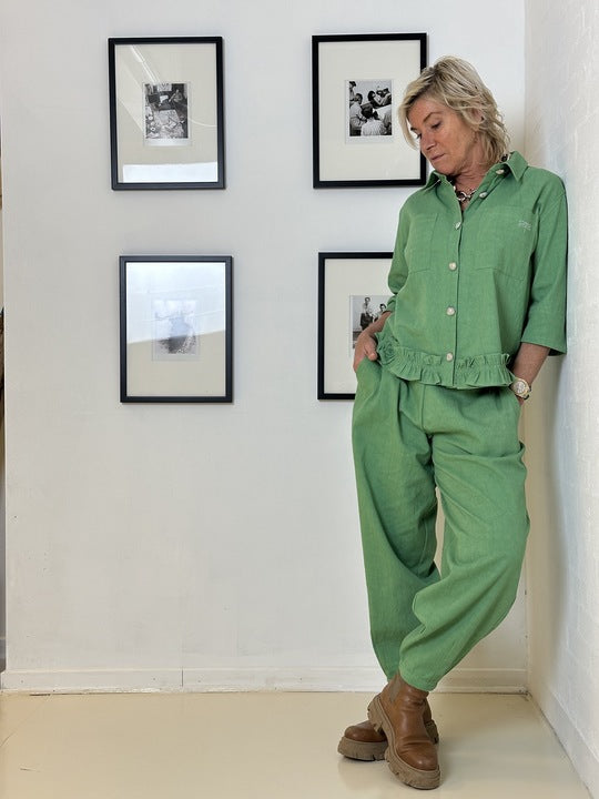 Gaspar 2510339 Vigo canvas shirt pistachio