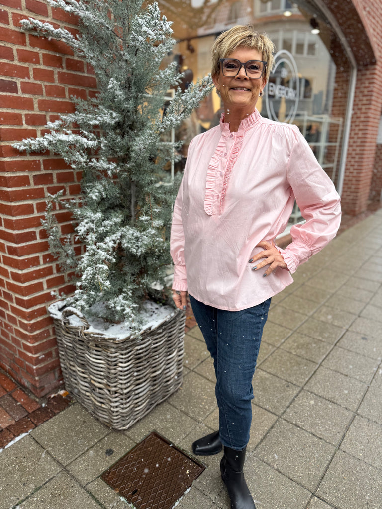 Boho Love B1197 skjorte flæse rose