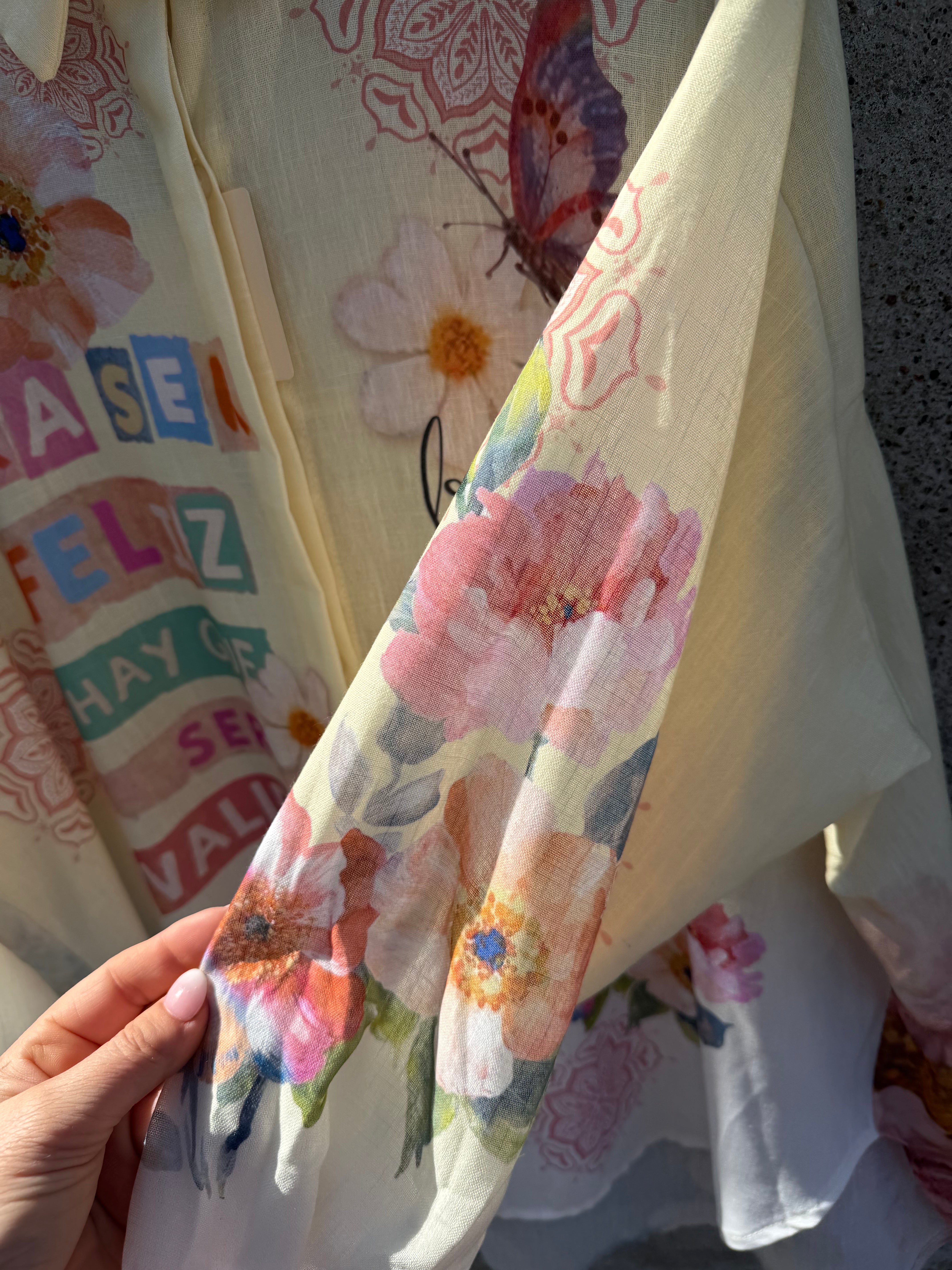 Molly flower shirt yellow