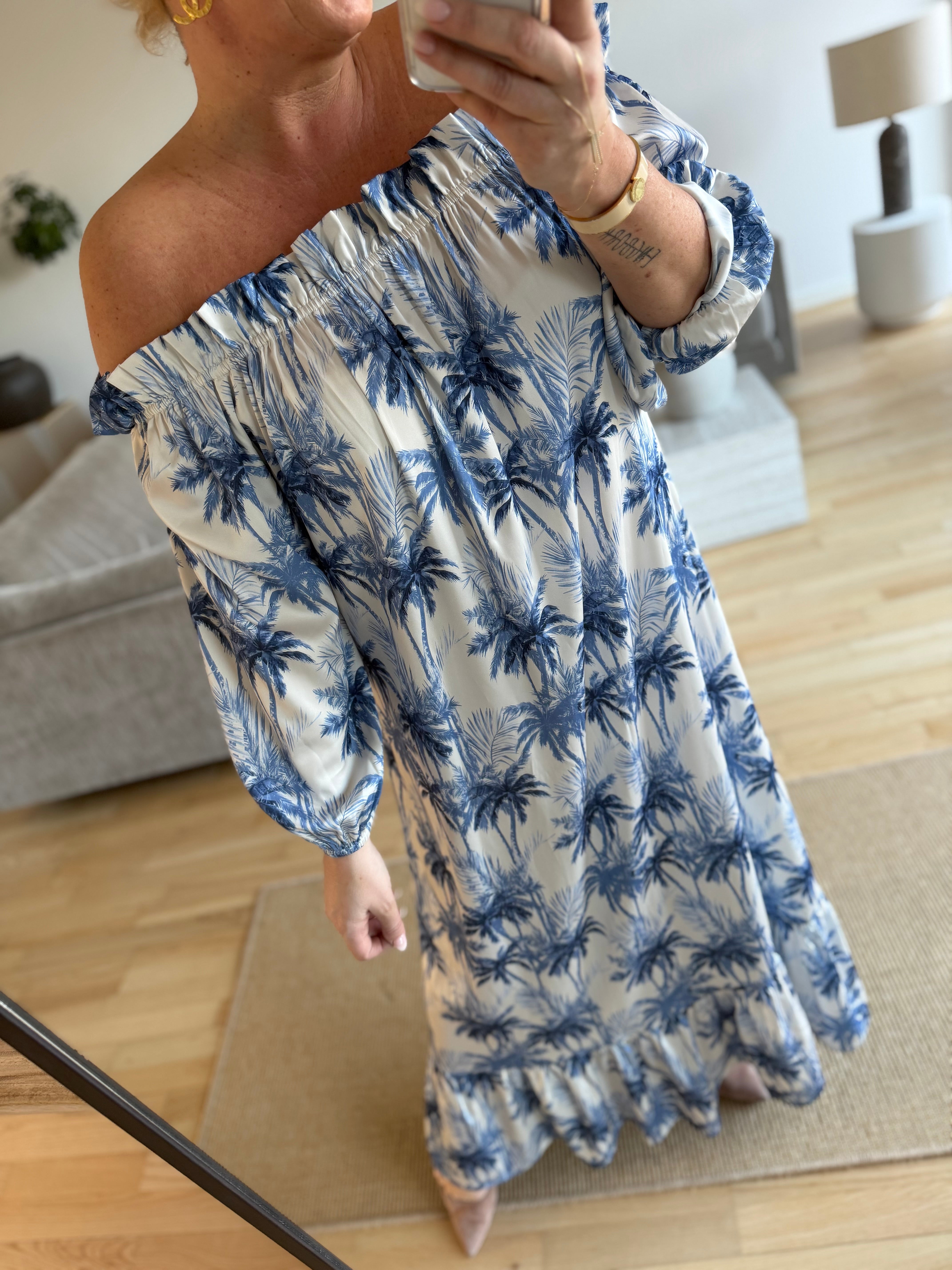 Design By Laerke Elisabeth long dress palm