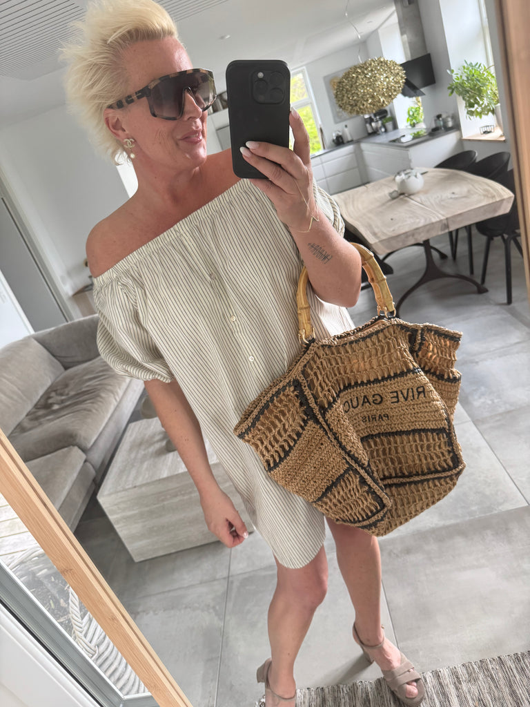 LECOCO 34707 Lily kjole stripe