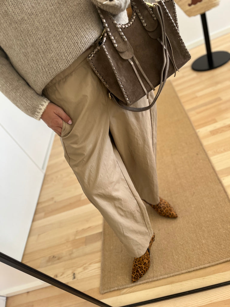 Boho Love B1271 pants coatede beige