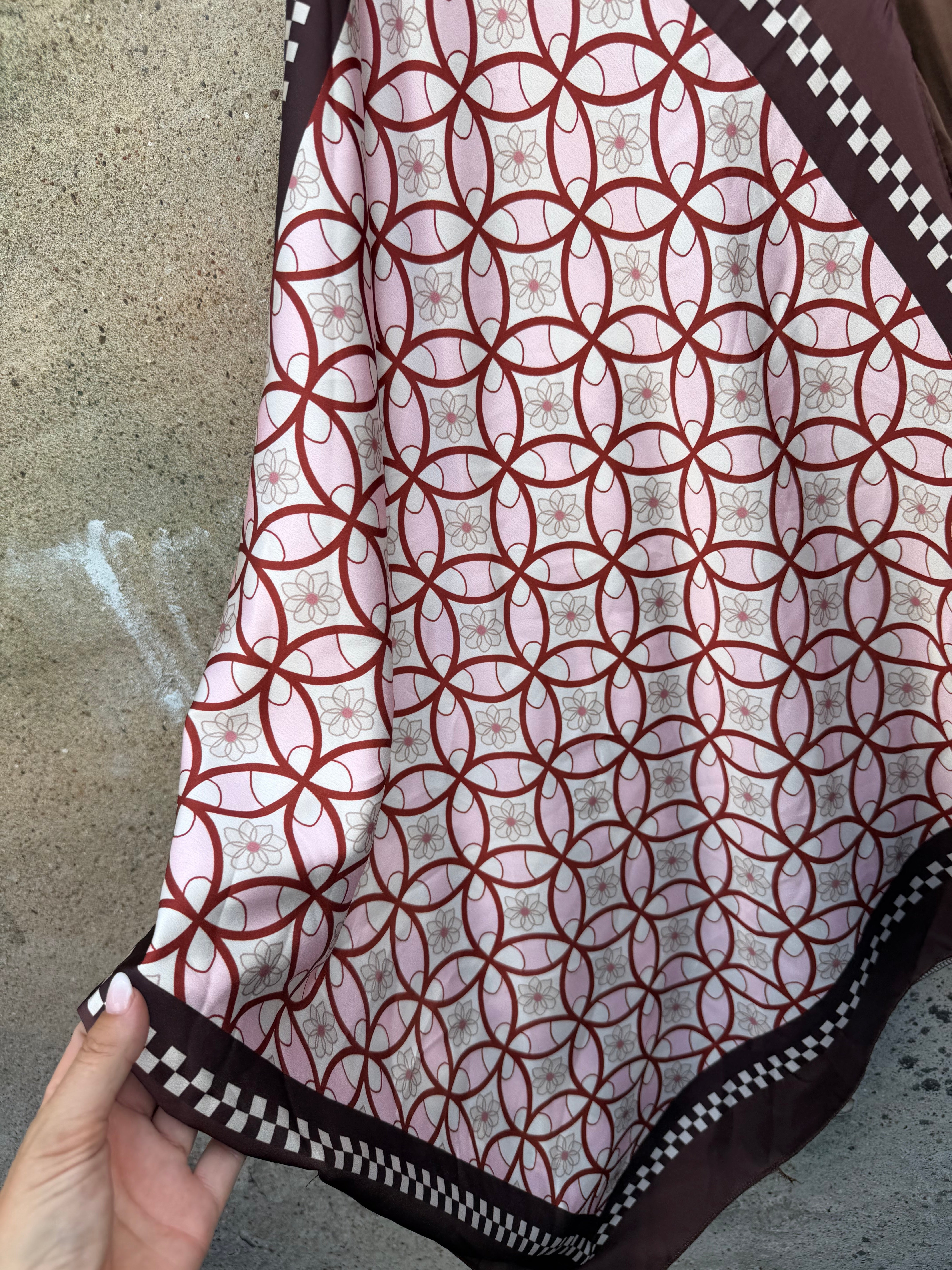Marrakesh summer poncho brown