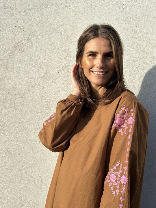 Gaspar 2510710 Berlin dress nougat