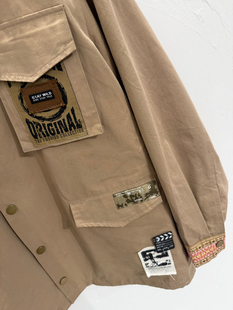 Boho Love B1326 safari jakke sand