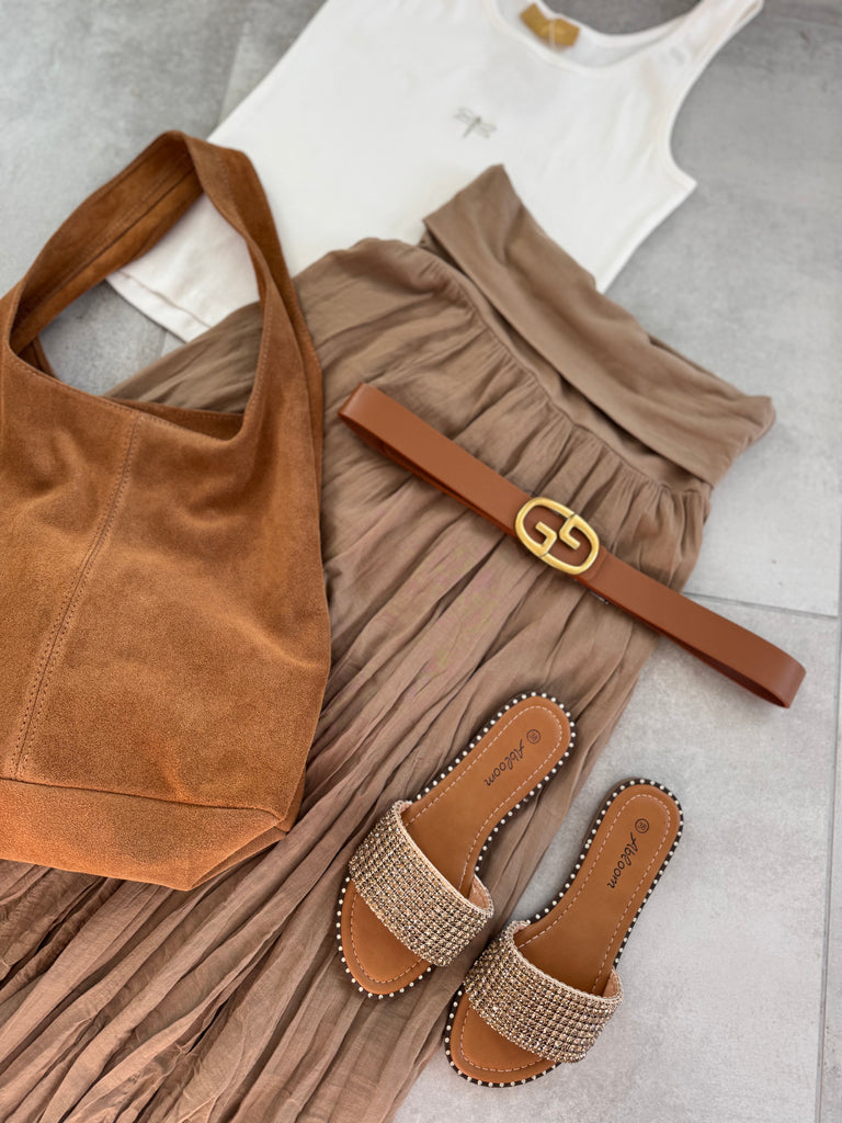 By Engbork Agnes nederdel camel