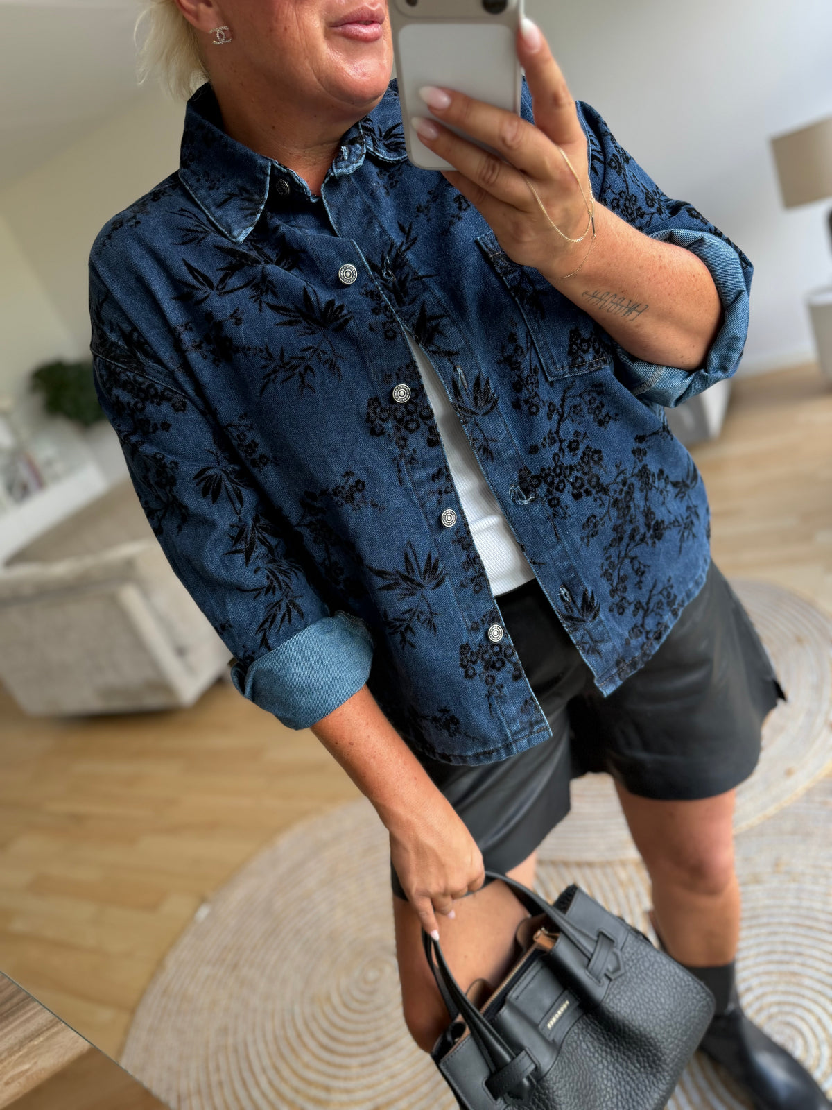 OM-HU Myrinne 226605 shirt denim blue
