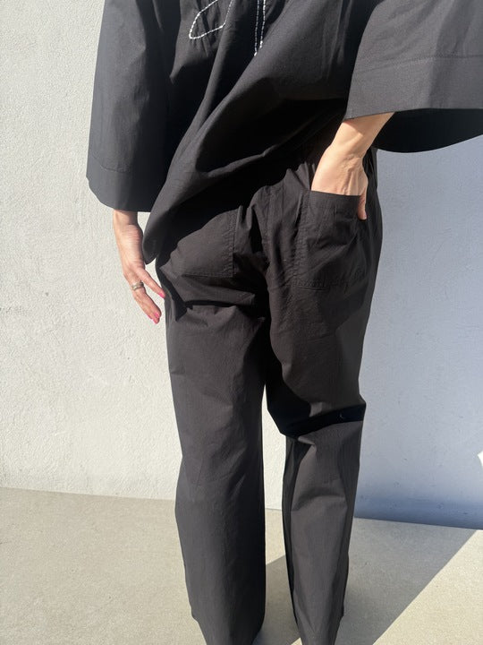Gaspar 2510925 Honolulu poplin black