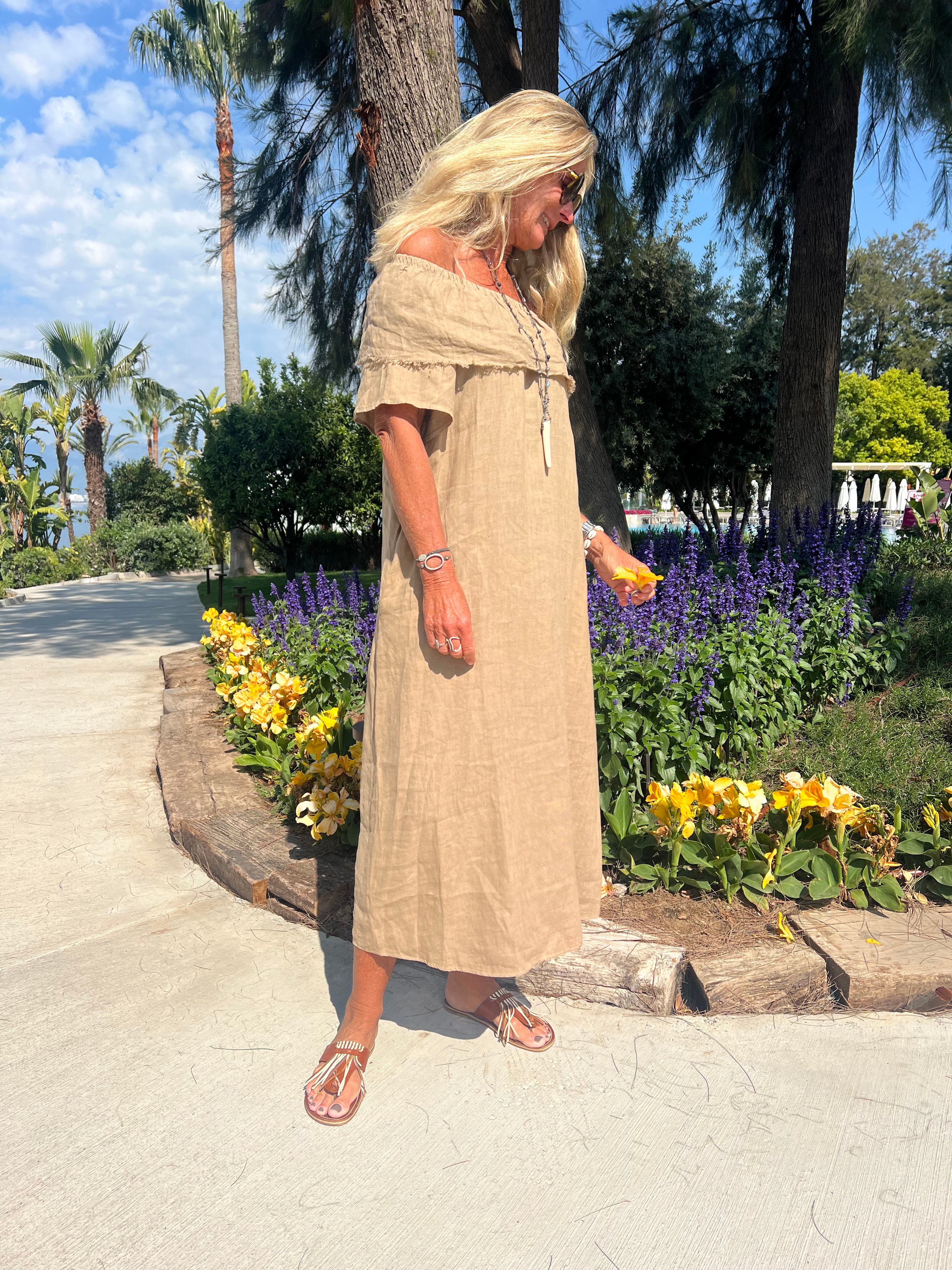 CABANA Living 2535 Freon dress camello