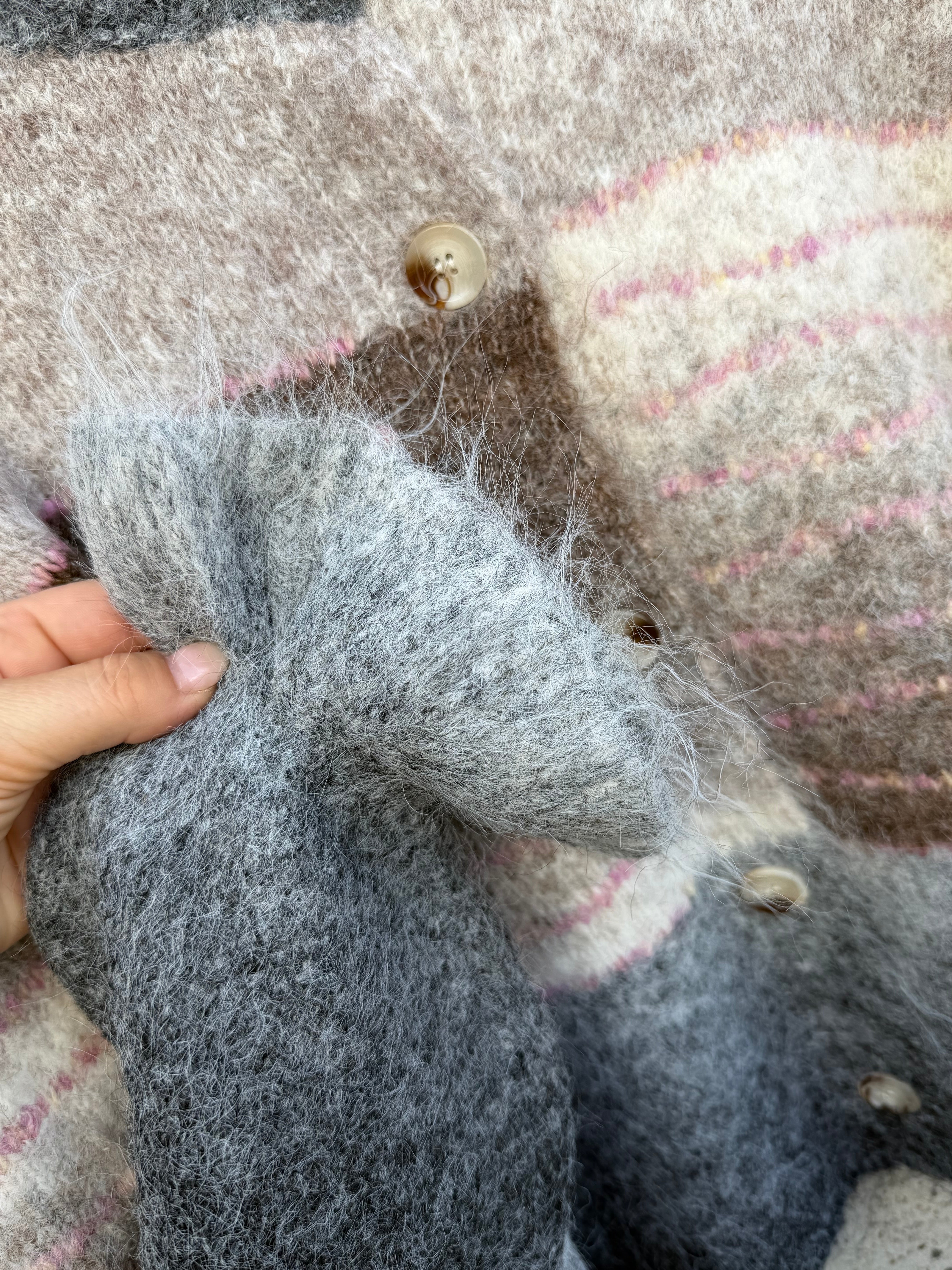 LECOCO 35288 Maja cardigan coffee