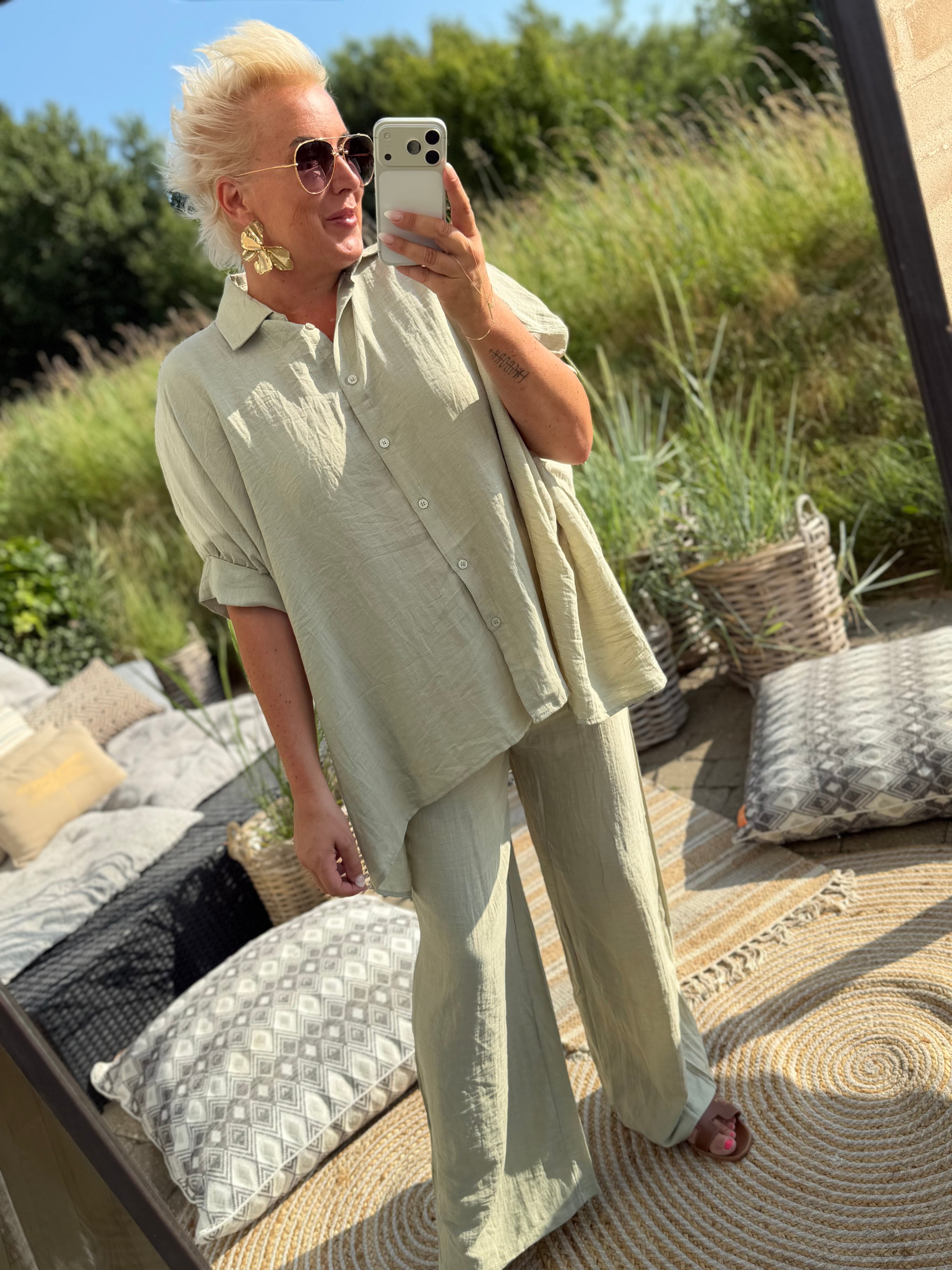 Savana pants dusty green