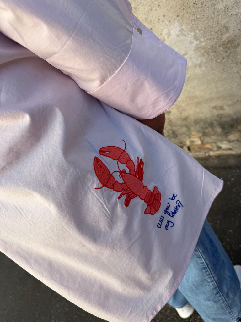 WAUW Luna shirt lobster pink marshmellow