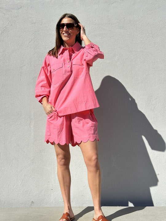 Gaspar 2601904 Honolulu shorts poplin pink