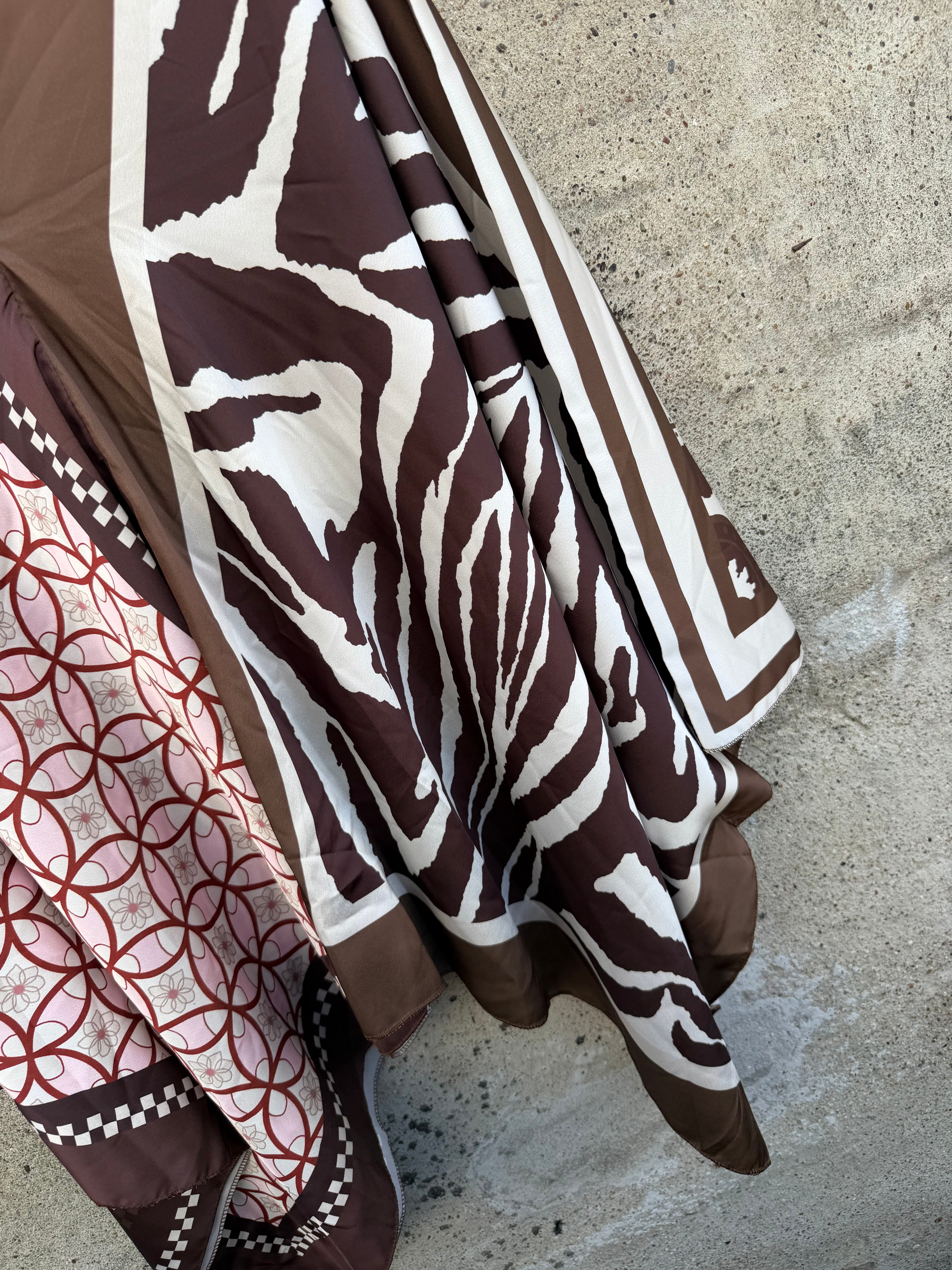 Marrakesh summer poncho brown