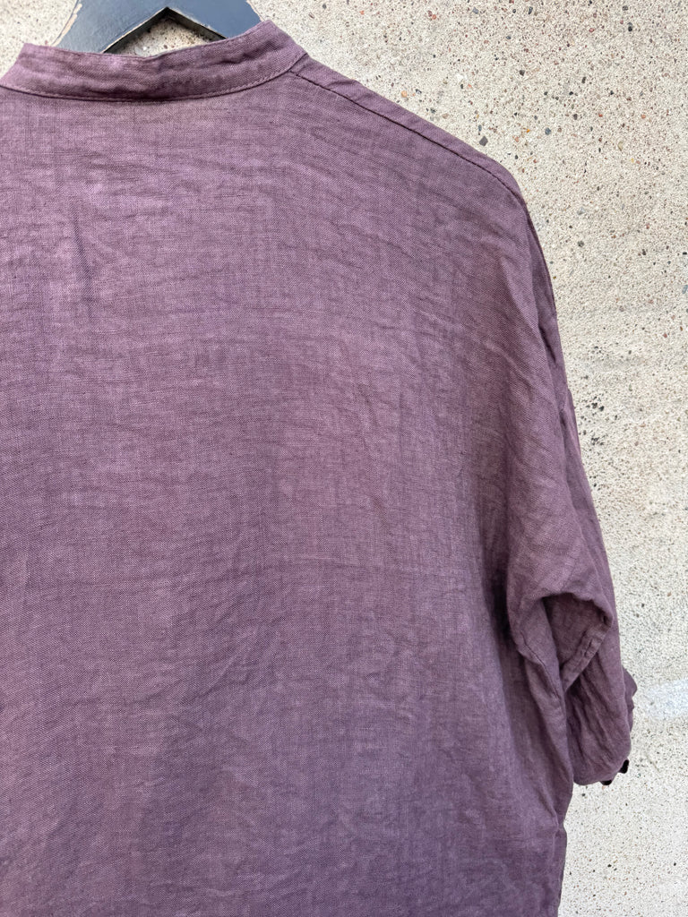 Boho Love Adel skjorte hør aubergine