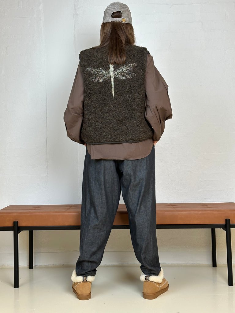 Gaspar 2510301 Duffy waistcoat brown