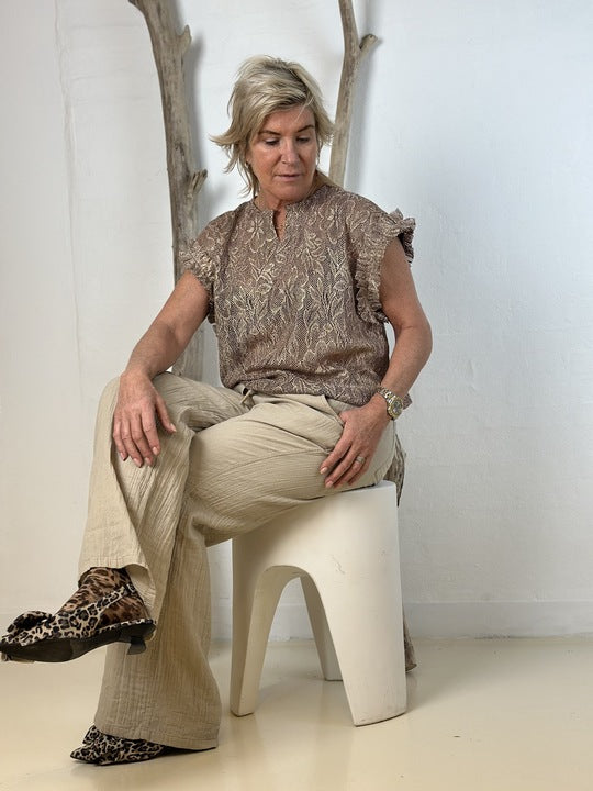 Gaspar 2601317 Zanzibar top brown