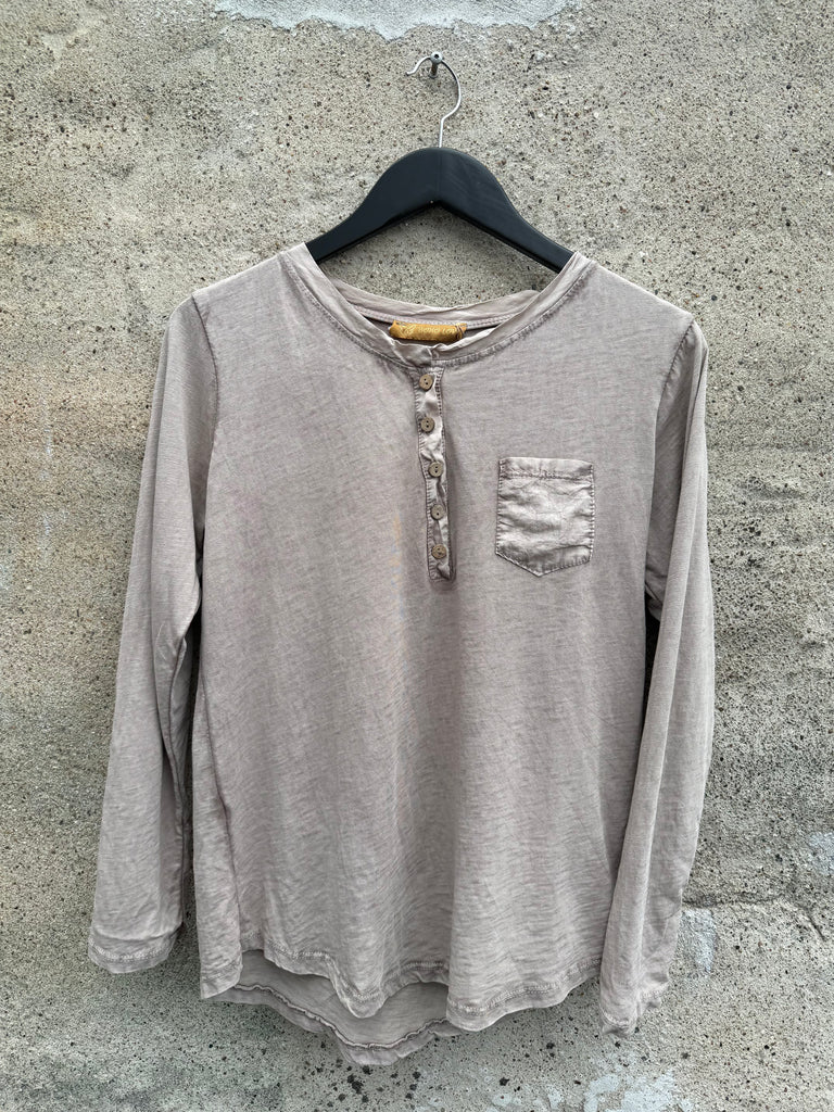 Boho Love B1167 Long sleeve t-shirt beige