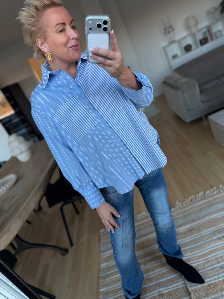 By Engbork Visba skjorte mix stripe