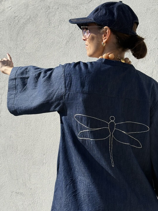 Gaspar 2601707 Mumbai short dress denim