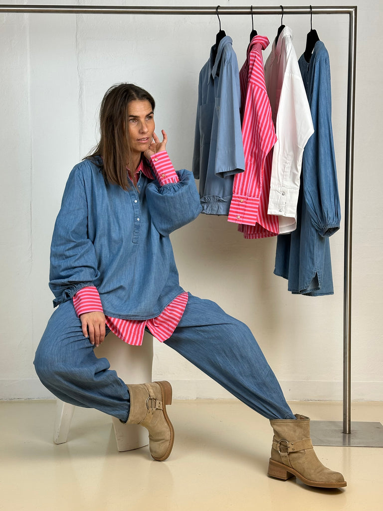 Gaspar 2510343 Læsø denim shirt blue