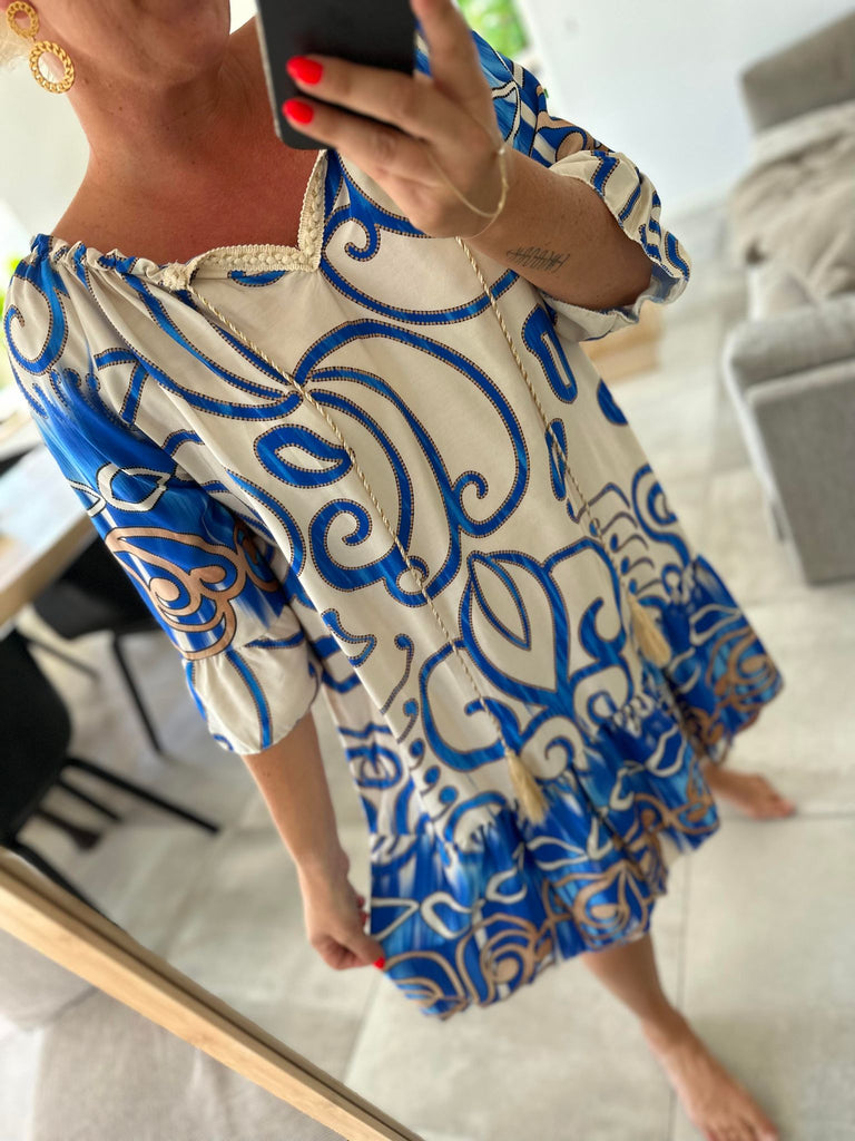 By Engbork Mewali kjole blue