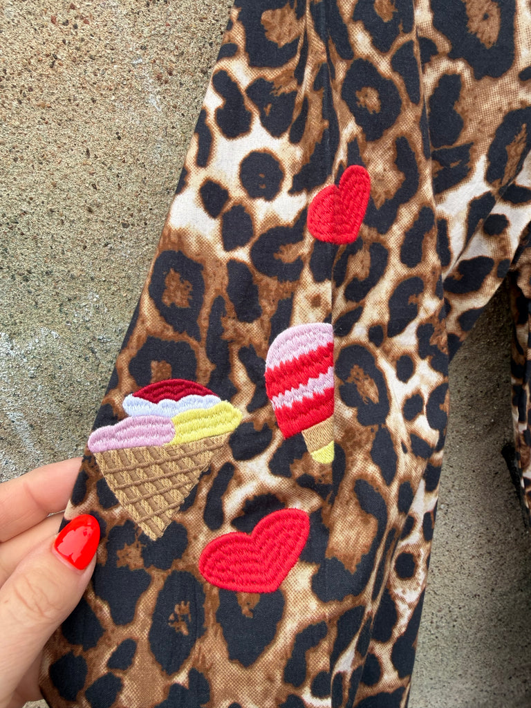 WAUW Heart dress leo