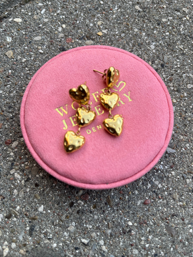 WOLFF jewelry 1213 Rustic heart earring G